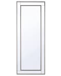 Miniatyrbild 1 av 7: Hängande Väggspegel Silver med Guld 50 x 130 cm Vertikal Minimalistisk Konst Sovrum Vardagsrum