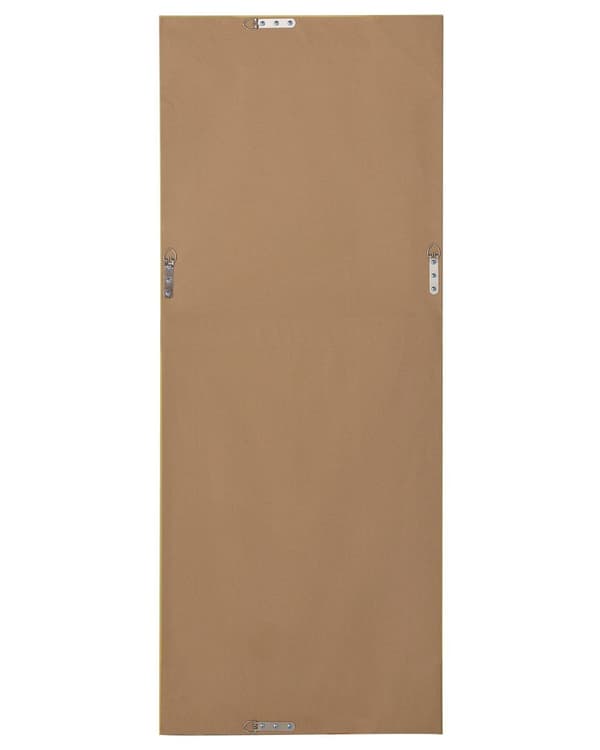 Væghængende Spejl Brun 50 x 130 cm Lodret Stue Soveværelse Finish Moderne Stil