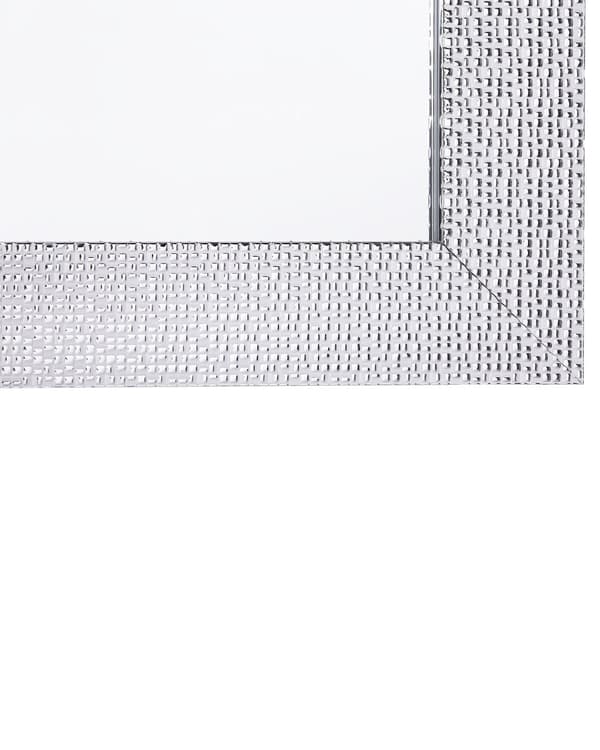 Vægmonteret Hængespejl Sølv 61 x 91 cm Lodret Stue Soveværelse Finish
