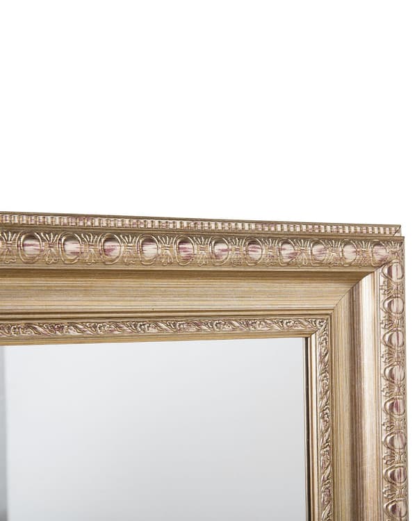 Stående Spejl Guld Sølv 51 x 141 cm Rektangulær Ramme Gulvdekoration Stue Soveværelse Kommode Moderne Stil