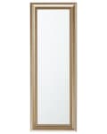 Miniatyrbillede 1 af 7: Stående Spejl Guld Sølv 51 x 141 cm Rektangulær Ramme Gulvdekoration Stue Soveværelse Kommode Moderne Stil