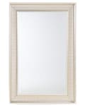 Miniatyrbillede 1 af 5: Vægspejl Guld Sølv Syntetisk 60 x 90 cm Væghængt Aflangt Spejl i Rillet Guldramme Moderne Glamour stil til Soveværelse Entré Indretning Dekor