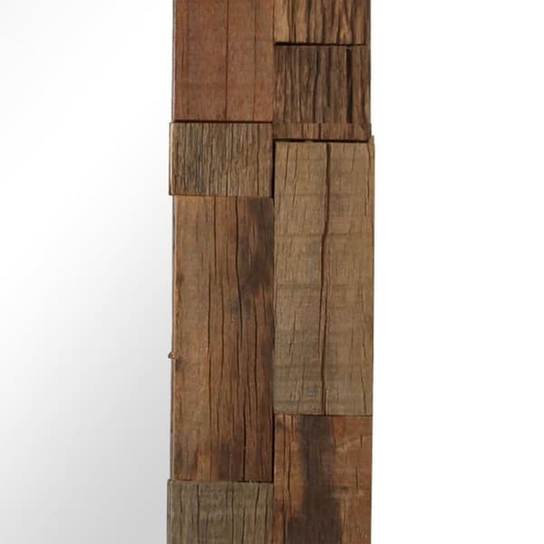 vidaXL spejl 50x80 cm massivt genbrugstræ
