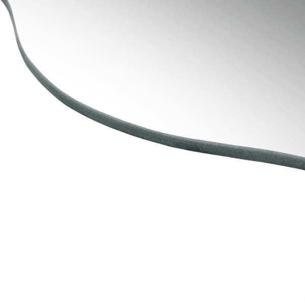 vidaXL Veggspeil 4 stk 60x18,5 cm bølge glass