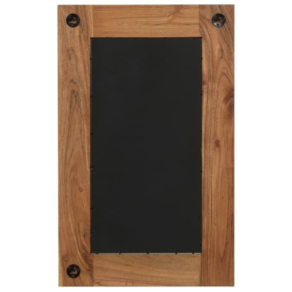 vidaXL Spegel massivt akaciaträ 50x80 cm