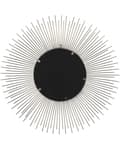 Miniatyrbild 5 av 7: Väggmonterad Hängande Spegel Silver 80 cm Rund Solstråle Sol Form