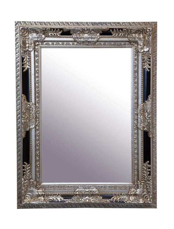 SPEGEL Silver/svart 60x90cm