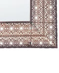 Miniatyrbillede 5 af 5: Vægspejl Kobber Metal Ramme 69 x 90 cm Moderne Entre Spejl med Ramme Design til Væg Victoriansk Håndlavet Glamour Living Room Accent Piece