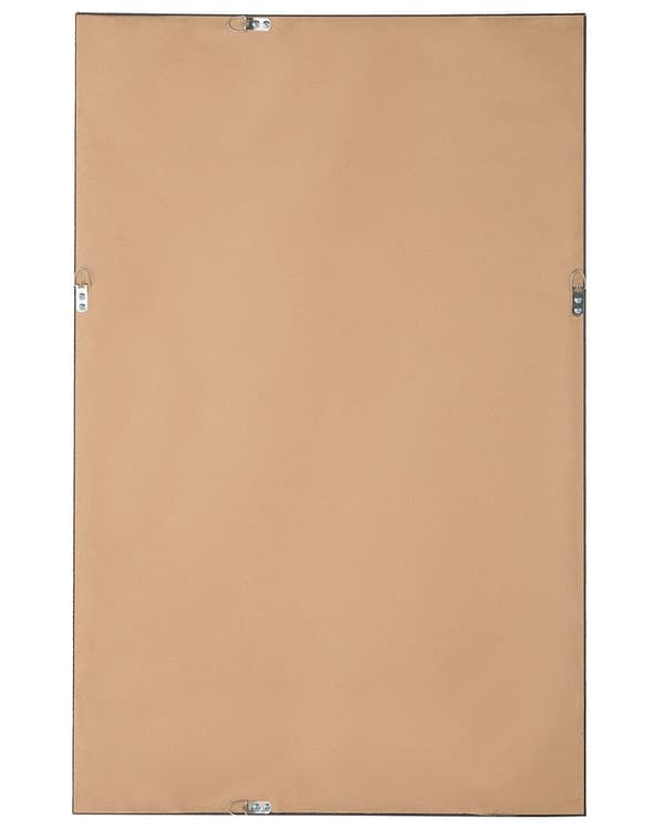Väggmonterad Hängande Spegel Svart 60 x 90 cm Modern Samtida Vardagsrum