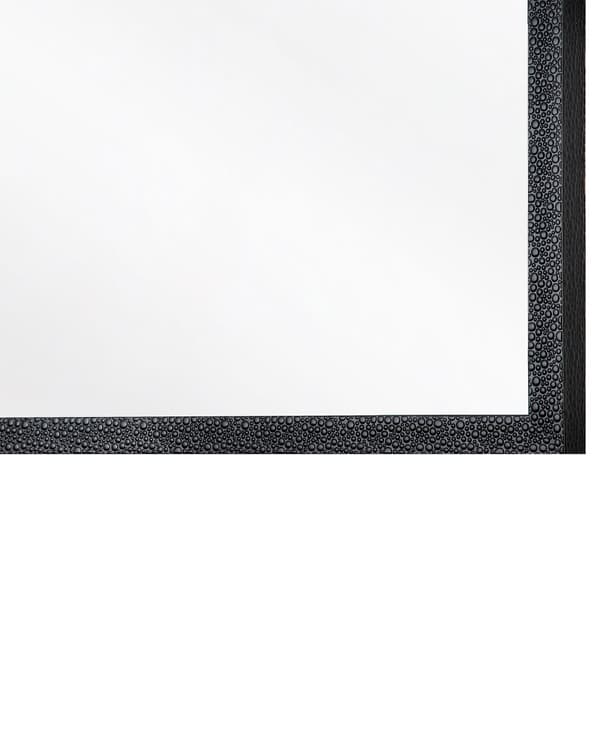 Väggmonterad Hängande Spegel Svart 60 x 90 cm Modern Samtida Vardagsrum