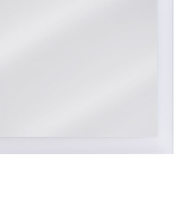 Seinäpeili hopea lasi 80 x 60 cm LED-valo huurteenesto suorakulmainen kosketuskytkin kylpyhuoneen moderni
