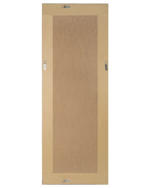 Hängande Väggspegel Svart Rektangulär Modern Elegant Vardagsrum Sovrum Hall Matt Finish
