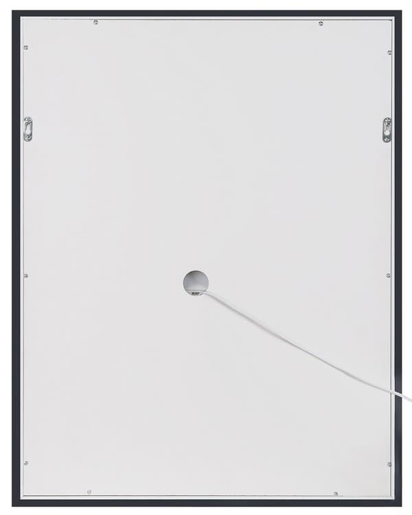Väggmonterad Hängande LED Spegel 60 x 80 cm Rektangulär Modern Vintage Sminkspegel Badrum Sovrum