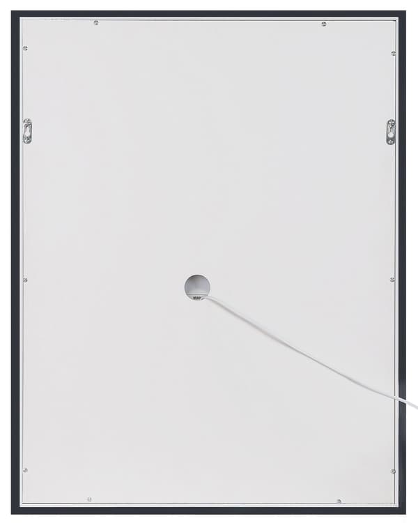 Väggmonterad Hängande LED Spegel 70 x 90 cm Rektangulär Modern Vintage Sminkspegel Badrum Sovrum