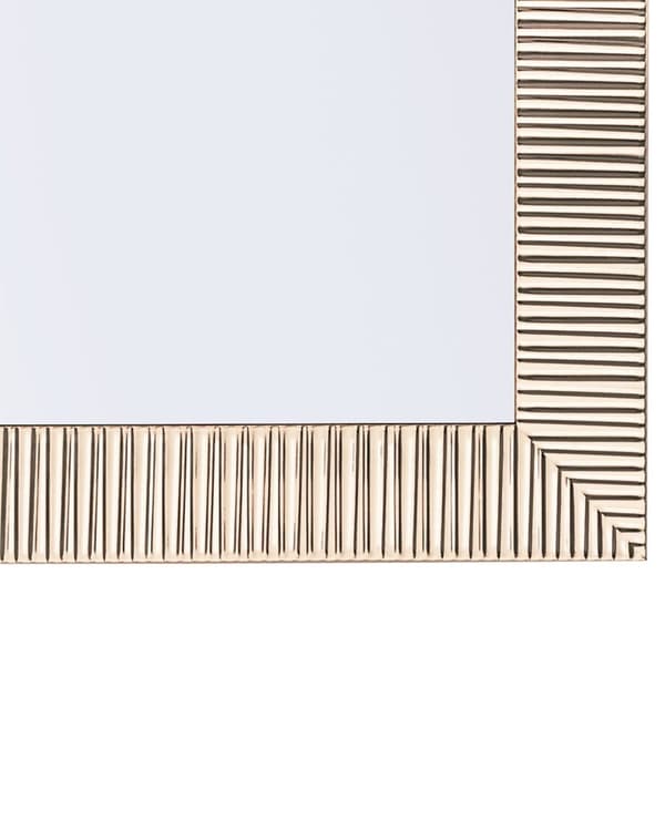 Väggmonterad Hängande Spegel Guld 50 x 130 cm Inramad Modern Samtida Vardagsrum Hall