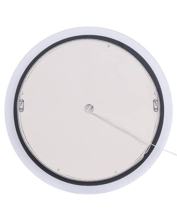 Väggmonterad Hängande LED Spegel 58 cm Rund Modern Samtida Badrum Sminkspegel Glamour