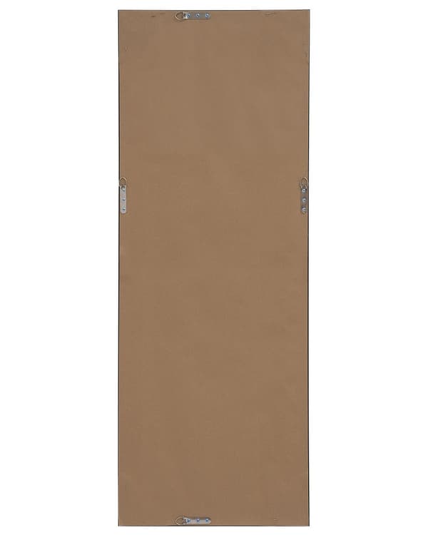Vægspejl Sølve Farve Blank og Glas Materiale 50 x 130 cm Rektangulær Paillet Glitter Mønster Effekt Moderne Vintage Retro Soveværelse og Entré