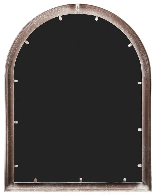 Vægspejl Beige Metalramme 69 x 88 cm Malet Traditionel
