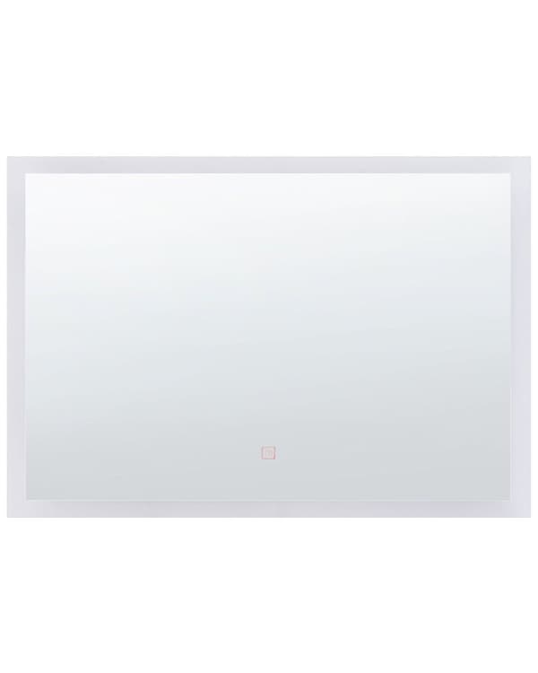LED Badeværelsesspejl 60 x 80 cm Anti Tåge Dug System Touch Rektangulært Minimalistisk Praktisk Tilbehør Dekoration