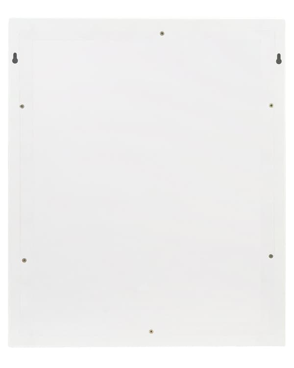 Sminkspegel Vägg med LED Vit 50 x 60 cm Rektangulär Hollywood Upplyst Glödlampor Bord
