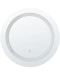 Miniatyrbillede 1 af 8: Vægmonteret Hængende LED-spejl 58 cm Rundt Moderne Badeværelse Make-Up Soveværelse