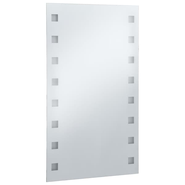 vidaXL LED-veggspeil til bad 60x100 cm