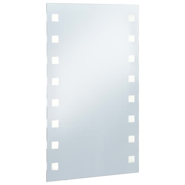 vidaXL LED-veggspeil til bad 60x100 cm