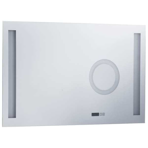 vidaXL LED-veggspeil til bad med berøringssensor 100x60 cm