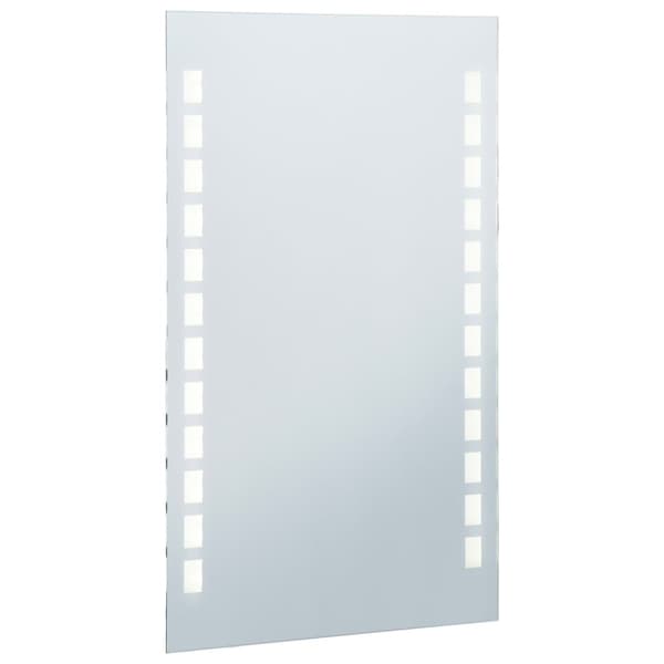 vidaXL LED-veggspeil til bad 60x100 cm