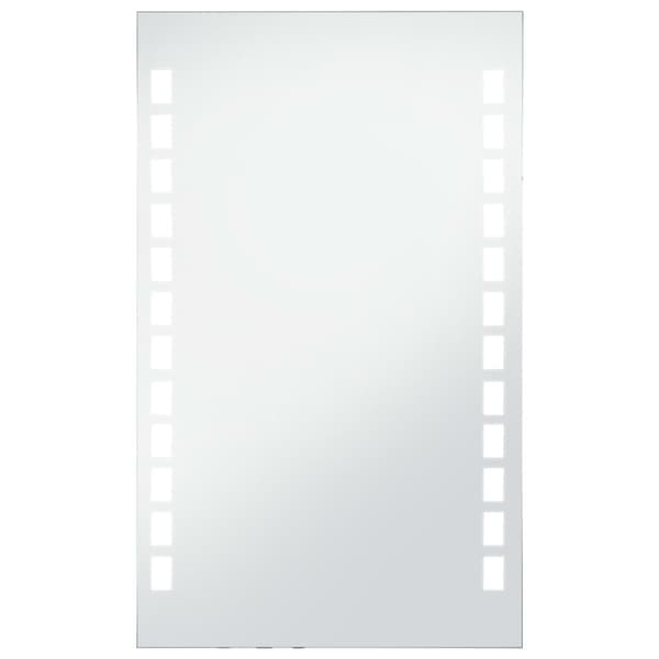 vidaXL LED-veggspeil til bad 60x100 cm