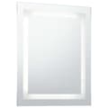 Miniatyrbild 3 av 10: vidaXL Badrumsspegel LED med touch-sensor 50x60 cm