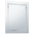 Miniatyrbild 4 av 10: vidaXL Badrumsspegel LED med touch-sensor 50x60 cm