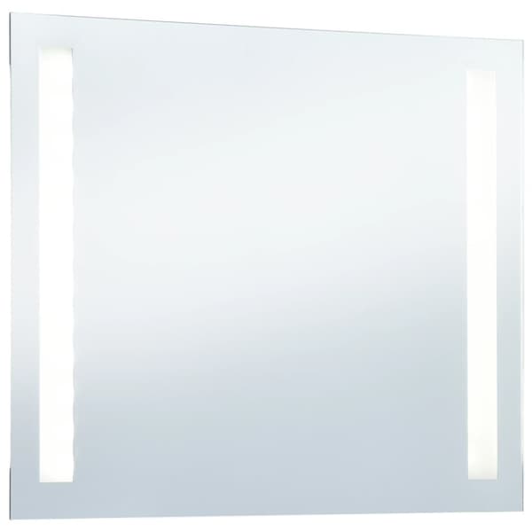 vidaXL LED-veggspeil til bad 80x60 cm