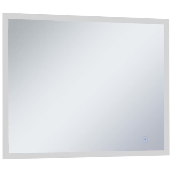 vidaXL LED-veggspeil til bad med berøringssensor 80x60 cm
