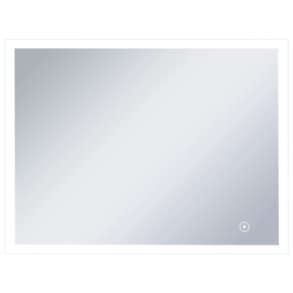 vidaXL LED-veggspeil til bad med berøringssensor 80x60 cm