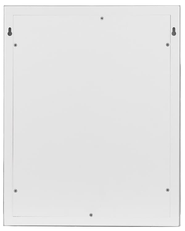 Seinäpeili hopea lasi rauta 40 x 50 cm LED-valot huurteenesto kosketuskytkin suorakulmainen moderni