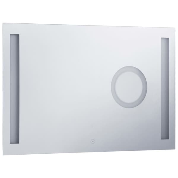 vidaXL LED-veggspeil til bad med berøringssensor 100x60 cm
