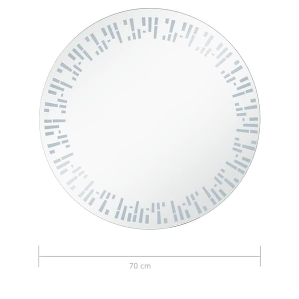 vidaXL LED-speil til bad 70 cm