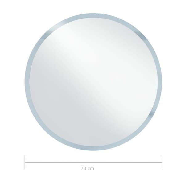 vidaXL LED-speil til bad 70 cm