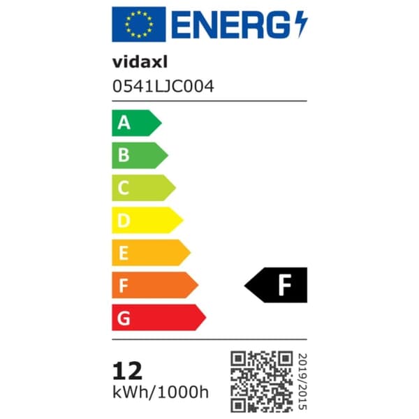 vidaXL LED-speil til bad 70 cm
