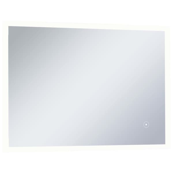 vidaXL LED-veggspeil til bad med berøringssensor 100x60 cm