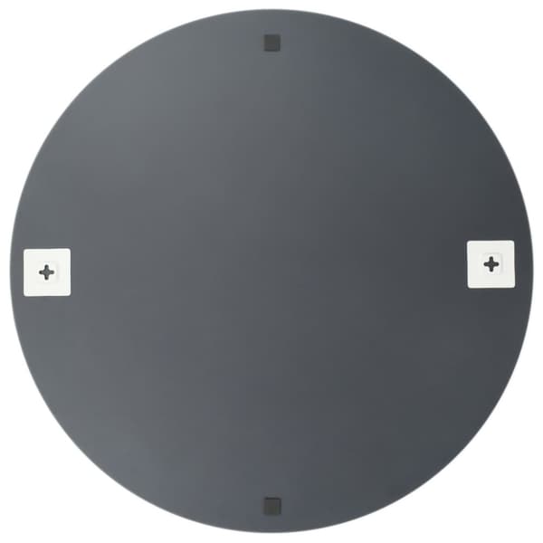 vidaXL Väggspeglar 2 st 50 cm rund glas
