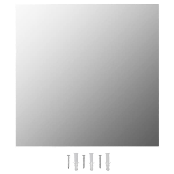 vidaXL Väggspeglar 2 st 50x50 cm fyrkantig glas