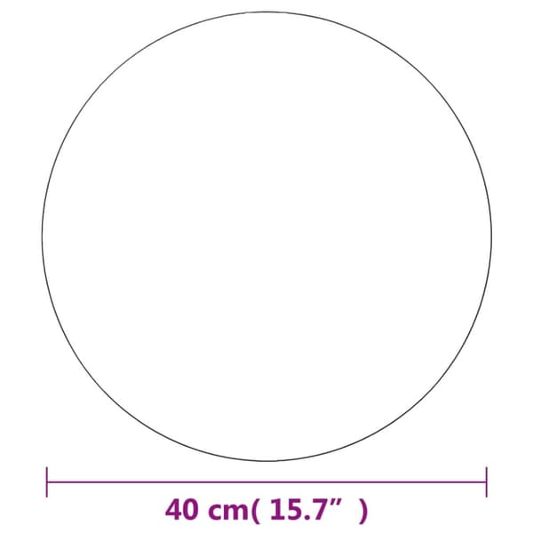 vidaXL Seinäpeilit 2 kpl 40 cm pyöreä lasi