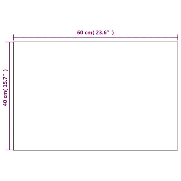 vidaXL vægspejle 2 stk. 60 x 40 cm rektangulært glas