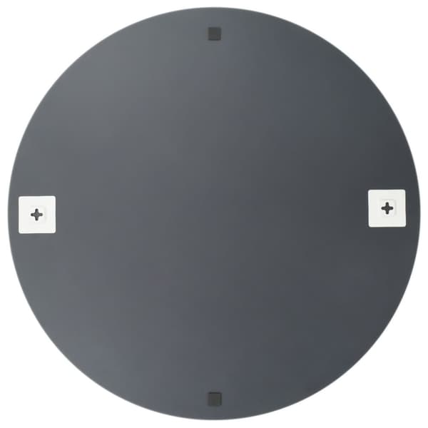 vidaXL vægspejle 2 stk. 60 cm rundt glas