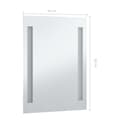 Pikkukuva 8 / 9: vidaXL Kylpyhuoneen LED-seinäpeili 60x80 cm