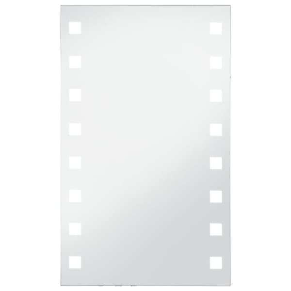 vidaXL LED-vægspejl til badeværelset 60x100 cm
