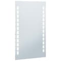 Miniatyrbillede 4 af 9: vidaXL LED-vægspejl til badeværelset 60x100 cm