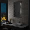 Miniatyrbillede 1 af 9: vidaXL LED-vægspejl til badeværelset 60x100 cm